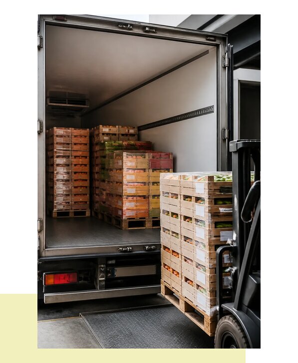 Перевозка сельхозпродукции на паллетах с доставкой в Клинцы